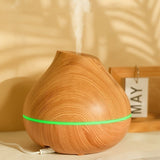 wood grain aromatherapy humidifier, ultrasonic quiet timer V1347-730-58793-WOO-D