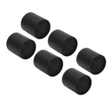 6PCS Furniture Leg Extender Plastic Round 4in Rise Black Furniture Risers for Home Office Sofa V1294-YM3114220090611-0421