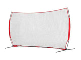 Barricade Backstop Net, 12x9 ft Ball Sports Barrier Netting, Portable Practice Equipment with Carry V952-DQW129YC0000YT8NIV0