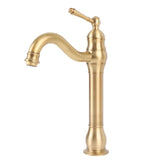 Single Handle Single Hole Vessel Sink Faucet Swivel Bathroom Faucet Hot and Cold Water Tap with 2 V1294-YM0901-3112250016211