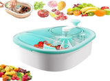 Fruit Cleaner Spinner - Fruit Washer Spinner Bowl with Lid, Large Capacity Fruit Washer Spinner with V1259-DP01-A-3024