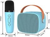 Mini Karaoke Machine - With 2 Microphones V1188-ZXY-10513