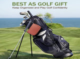 21-Piece Premium Golf Essential Accessory Kit with PU Leather Organizer - Professional Golf Tool Kit V888-ELOSUNG49070