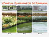Steel Landscape, 5 Packs 990 x 207 mm Rust-Resistant Metal Landscape, Bendable Garden V952-DXGJSPZ5PCS3W4HOLV0