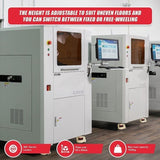 Leveling Casters Swivel Workbench Adjustable Wheel 1000KG Retractable 4PCS V63-837261