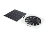 Solar Panel Fan Kit Solar Exhaust Fan 100W Solar Powered Panel with 10inch Round Fan for Greenhouse V1294-YM0706-3114230113612