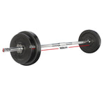 Everfit 38kg Barbell Set Weight Plates Bar Lifting Bench 168cm FIT-K-BB-SET-30KG