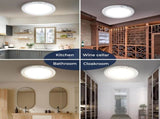 Rechargeable Motion Sensor Ceiling Light with Remote, Battery Ceiling Light Wireless, 3 Colors V1171-CX-BOM001739