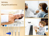 4PCS Tuning Fork Set, Tuned Forks for Music, Therapy Yoga, MI 528 HZ, 128 HZ, 256 HZ, 512 HZ for V1369-AZ3-W-08883