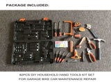 82 Pcs Household Hand Tools Set Hand Tool Kit for Home Office Car Repair Tools V462-H-22-01