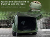 Car Trunk Tent with Canopy - Sun/Rain-Proof Outdoor Camping Picnic Tent, Green V1308-DSZKI-594