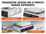 Commercial Waffle Maker, 10PCS Rectangle Waffle Baker Machine, 1550W Non-Stick Stainless Steel V952-SYBLSHFBJDP1VHULYV3