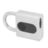 Bluetooth Padlock Intelligent Fingerprint Phone APP Lock Set for Dormitory Warehouse V1294-YM0721-3114210014611