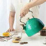 Kettle 2.5L Stainless Steel Whistling Kettle for Induction and Gas Stove Wood Stove V1188-YG-MN1016-2412