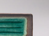 Plate Rectangular 22x14cm Jade Glaze V637-C0116