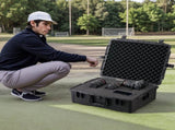 Weatherproof Hard Case, Heavy Duty Protective Dry Box Case with Pre-cut Foam, and Retractable Pull V952-FFYSTX2025CU96KGUV0