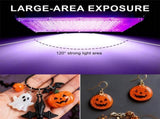 High-Efficiency 96 LED UV Curing Light for Resin and Epoxy Crafting USB-Powered Desktop Lamp for V1341-ZY-2R7Y4W3Z-144LEDS