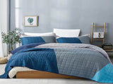 Harmonious Quilted Coverlet and Pillowcases Set Unites Comfort and Aesthetics - Queen size V745-MAC080211Q13U