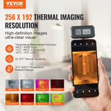 VEVOR Thermal Imaging Camera for Android, 256 x 192 IR Resolution Infrared Thermal Imager with V952-KDSRCXY25619HODHKV0