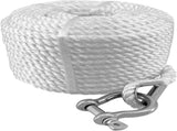 Solid Braid Nylon Anchor Rope Line Boat with Stainless Steel Thimble & Shackle V1259-DP01-A-1291