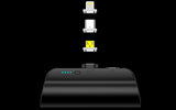 CHOETECH B660-BK 3000mAh Mini Power Bank with 3 Magnetic Connectors V28-ELECHOB660BK