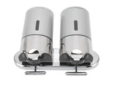 Soap Dispenser Dual Pump 1000ml Wall Mounted Easily Refilled Reusable Shampoo Dispenser for Bathroom V1294-YM0523-3112220030011