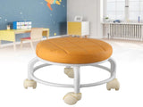 Rolling Ottoman High Density Memory Foam Waterproof Quiet Wheels Double Layers Footrest Stool for V1294-YM0703-3116230006311