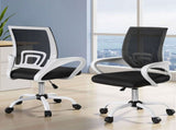 Artiss 2x Office Chair Mesh Computer Gaming Desk Chairs Work Study Mid Back OCHAIR-L-2004-WHX2