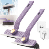 Multi-Function Rotating Crevice Cleaning Brush, 360&deg Rotating No Dead Corners Crevice Gap Brush Hard V1258-DP02-F-810