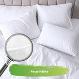 Microfiber Quilted Pillow 40X40 Cm - Sleeping Bed Pillow White Pillow White Filling Pillow - 4 pcs V1188-MS-227-0950