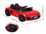Ride On Car Licensed Audi R8 12V Electric Car for Kids Battery Red RCAR-R8-S-RD