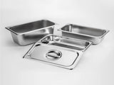 SOGA 12X Gastronorm GN Pan Full Size 1/3 GN Pan 10cm Deep Stainless Steel Tray GASTRONORMPANS5416X12