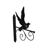 Bird Silhouette Wall Hook Bracket 33cm V637-71622BRD
