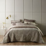 Bianca Kairo Taupe Coverlet Set Single/Double V442-BCA-COVERLETS-KAIRO-TAUPE-DS