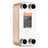 VEVOR 50 Plate Heat Exchanger 4*1-1/4" MNPT Ports 5"x 12" Brazed 316L St. Steel V952-QHBSHRQ512506DE54V0