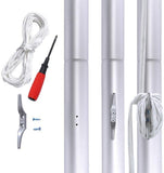 6.2M Australia Sectional Flag Pole Kit Australian Outdoor Aussie Flags Flagpole V284-FP6.2S