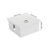 86 Type White Metal Wall Lock Cover Protective Socket Box V1192-AZ-W-28334