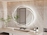 Round LED Anti-Fog Backlit Bathroom Mirror V767-XMR-Y18-938-AU