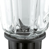 2-in-1 Electric Blender and Grinder with 1.5L Glass Jar and Compact Mill Cup for Smoothies, Juices, V1341-ZY-2TR7J9LW-SILVER