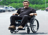 Wheelchair, Durable Aluminum Alloy Ultra-Lightweight Wheelchairs, Portable Wheelchair with Flip-Back V952-SDZZLYLHJ18I5WBUJV0