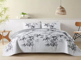 Finely Quilted Bedspread and Pillowcases Set A Blend of Art and Comfort - Queen size V745-MAC080392Q13U