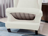 Stretch Armchair Sofa Cover Elastic Relax Fit Protector - White V1263-JX-3537