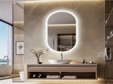 Interior Ave - 60 x 120cm Oval Frameless LED Bathroom Mirror V355-IA-OWM-60120