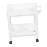 Bathroom Tower Shelf Plastic Freestanding Storage Rack Organizer Multifunctional Shelving Unit for V1294-YM0706-3112230061614