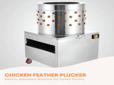Rooster Farms 50cm Chicken Feather Plucker Electric Poultry Defeathering Machine V238-SUPDZ-31664709140560