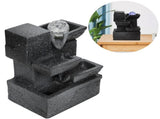 Tabletop Rockery Water Fountain Ornament for Indoor Feng Shui Home Office Table Decoration V1294-YM0901-3111200208811