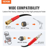 Pressure Washer Hose, 100FT, Kink Free 3/8"-14.8 Male, 3/8"-15 Female For Most Brand Pressure V952-GYQXRG100FT3TSQ9MV0