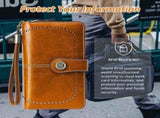 Leather Wallet Women Rfid Blocking Large Capacity, Zip Around Long Wallet - Pu Phone Clutch Purse, V1189-LWWAL-20260325-00082