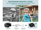 Door Handle Faucet Protection Cover Faucet Locks Outdoor Water Spigot Lock With Combination Lock V1189-LWWAL-20260325-02217