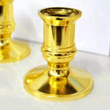 90PCS Gold Pillar Candle Base Taper Candle Holder Candlestick Christmas Decor V1366-AZ2-W-14603